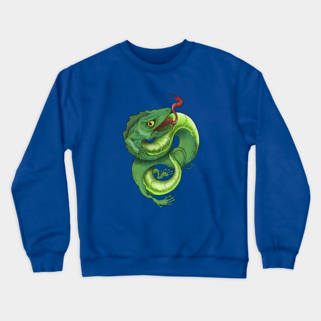 lizard Crewneck Sweatshirt by Penrider